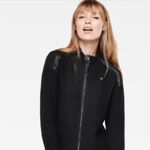 SOLD-G-Star RAW - Black Cardigan, Sz L